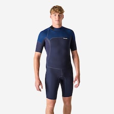 Decathlon Men’s Surfing Stretch Neoprene Shorty Wetsuit 500 Blue
