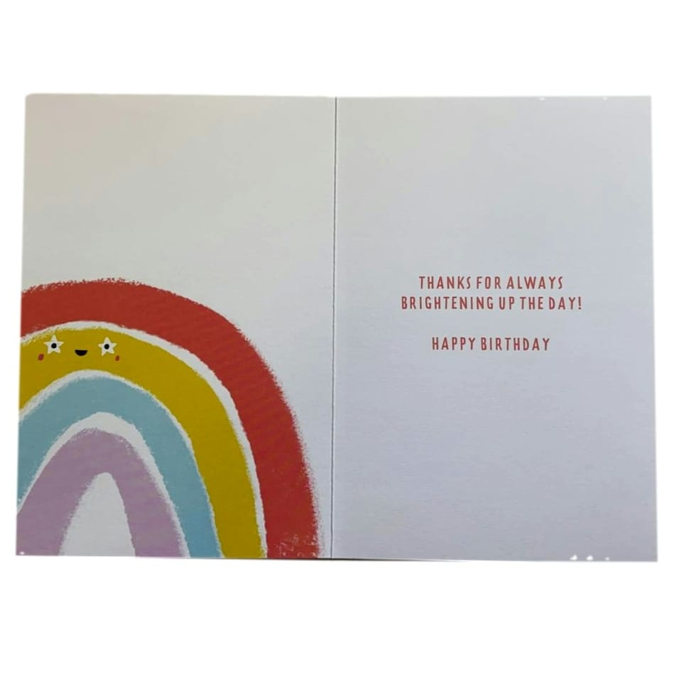 image 1 of Fabulous Friend Rainbow Design Birthday Card