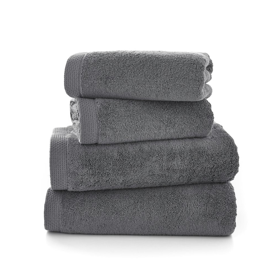 image 1 of Egyptian Cotton Spa Quality Absorbent Bathroom Towels - Soft & Premium Comfort - Hand, Bath, Sheet Grey | Charcoal | Hand towel