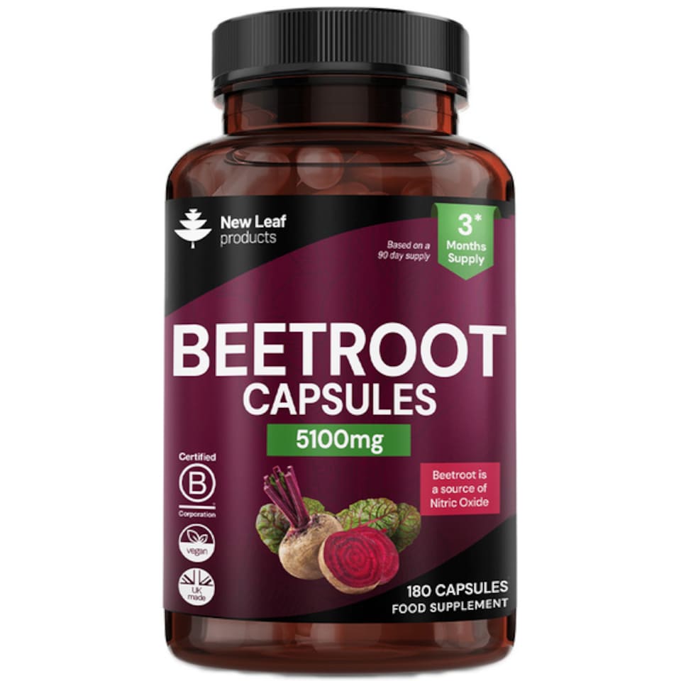 Beetroot Capsules 5000mg P/S Vegan Capsule