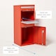 image 9 of SMART PARCEL BOX® Large Front & Rear Access Red Red