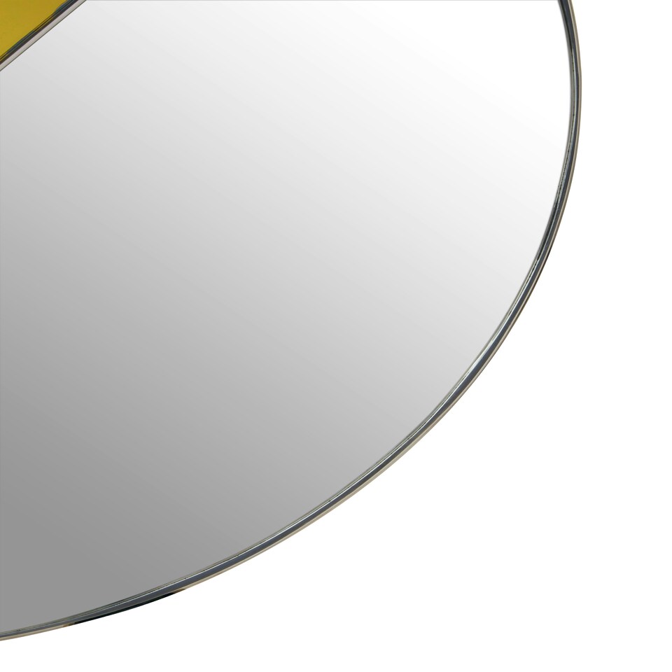 image 1 of Interiors by Premier Round Wall Mirror Brown