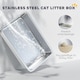 image 9 of PawHut 65L XL Stainless Steel Litter Tray with Plasma Deodoriser System Grey | One Size
