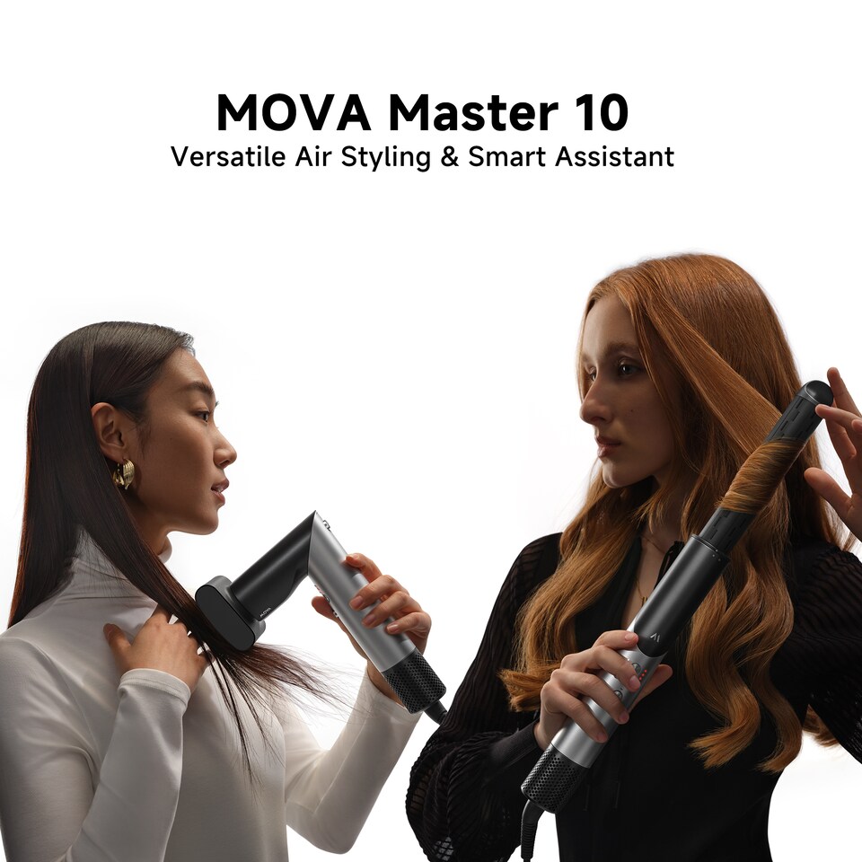 image 1 of MOVA Master 10 Hair Styler with Attachments - Pink