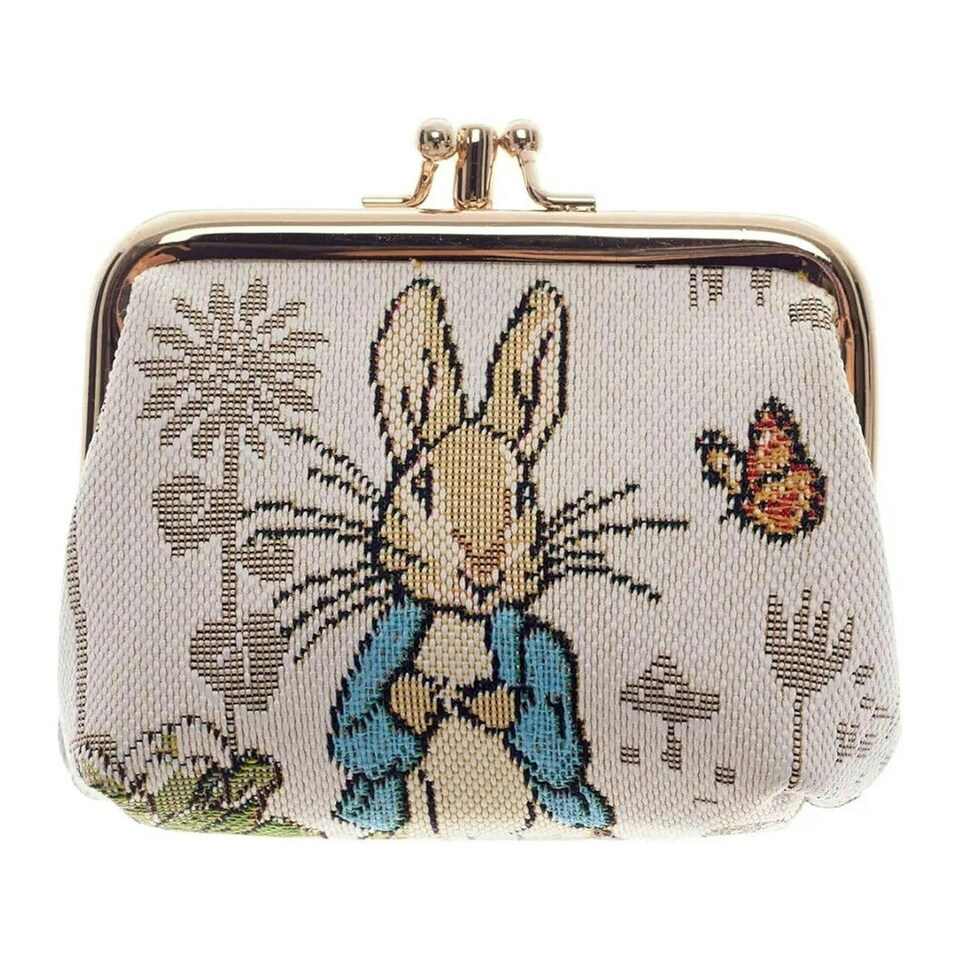 Signare Coin Purse Beatrix Potter Peter Rabbit | Cream | One Size