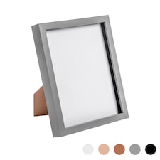 Nicola Spring 3D Box Photo Frame - 8 x 10" - Grey