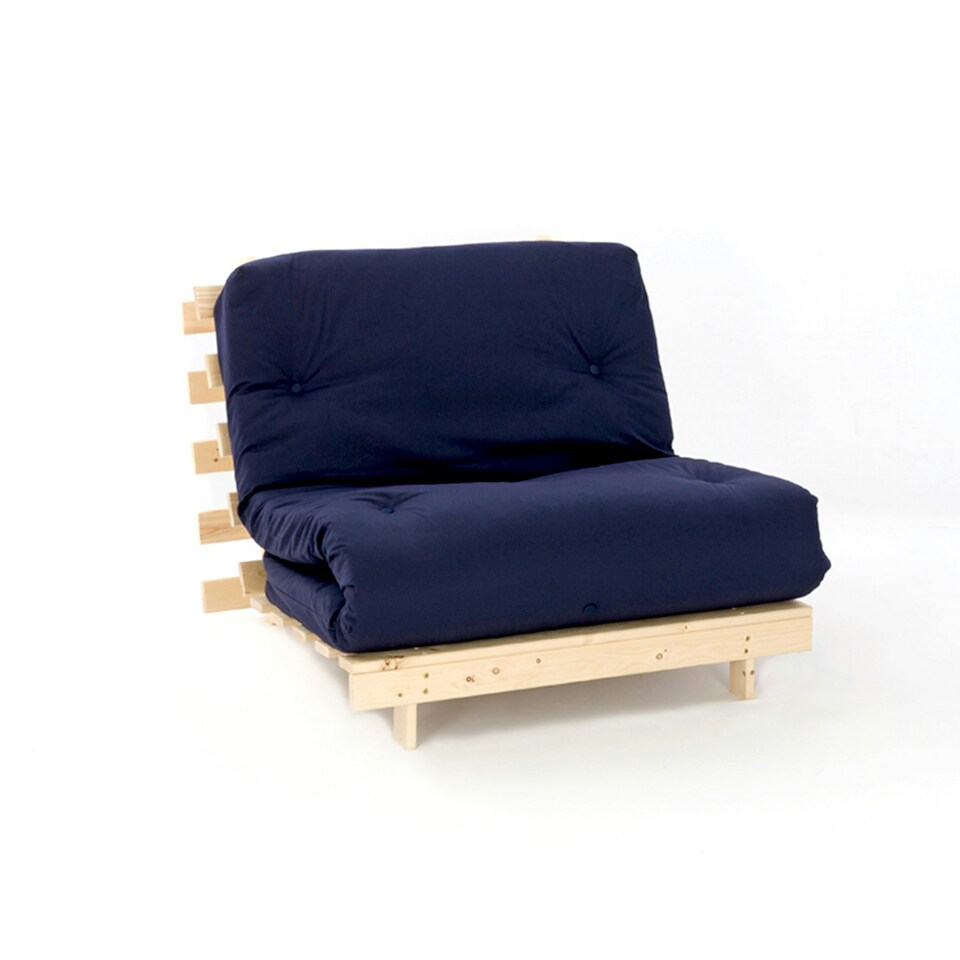 image 1 of 2ft6 Futon Mattress And Base Set in Navy