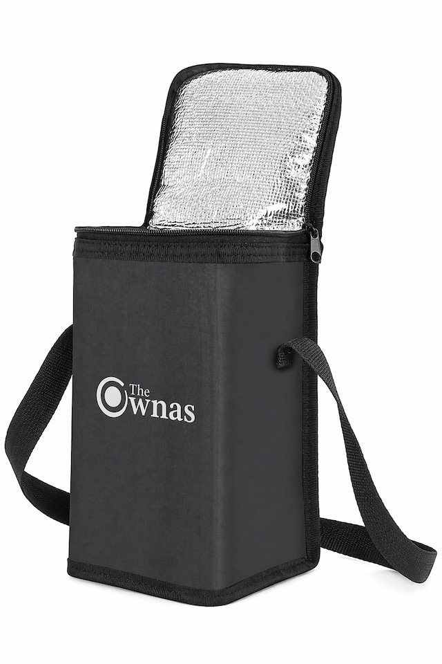 image 1 of Camp&Fire Cooler Bag. 6L Insulated Thermal Bag with Shoulder Strap for Picnic, Travel and Camping. | Black | 1