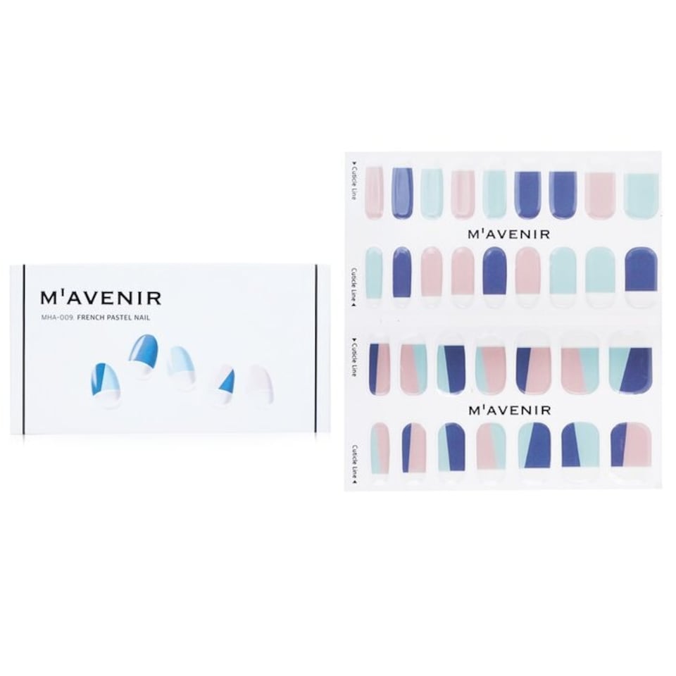 image 1 of Nail Sticker (assorted Colour) - # French Pastel Nail - 32pcs Multi