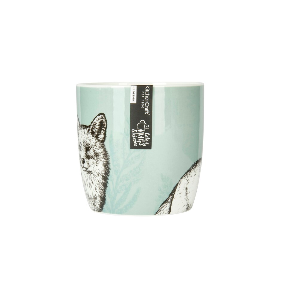 image 1 of KitchenCraft China Fox Mug Green