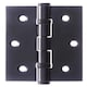 image 3 of Golden Grace 5 Pairs Ball Bearing Hinges in Matt Black Finish, Timber Door Hinge - 75mm 3" | Black | 5 Pairs