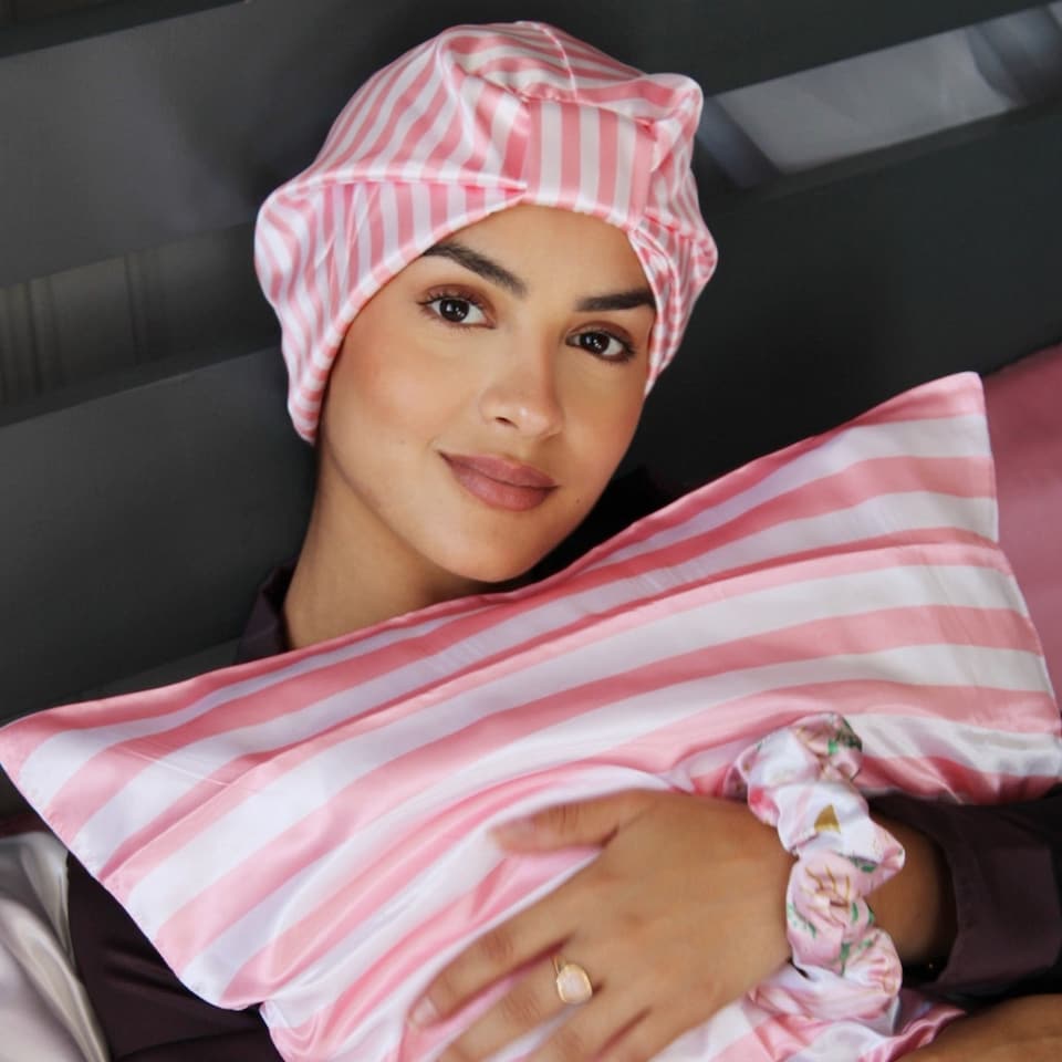 image 1 of SMUG Satin Sleep Turban - Candy Shop