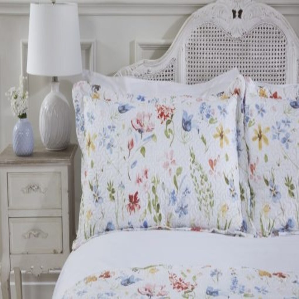 image 1 of Summer Meadow Bedspread Double Bed Multi Multi | Multi
