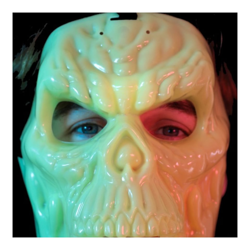 image 1 of Glow in the Dark Reaper Costume | Black | XL