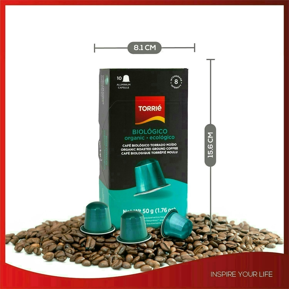 image 1 of Organic Aluminium Nespresso ® Compatible Coffee Capsules (30 Pods)