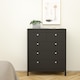 image 9 of Madrid Chest 3+2 Drawers in Matt Black