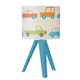 image 1 of BHS Glow Kid's LED Traffic Tripod Table Lamp, Blue Blue | Blue