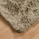 image 3 of OHS Fluffy Anti-Slip Plain Shaggy Floor Mat Rug , 80x150cm - Sage Green | Sage Green | 80x150cm