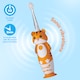 image 5 of Brush Baby WildOnes Tiger Kids Electric Rechargeable Toothbrush
