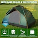 image 6 of Waterproof & Windproof Backpacking Green Tent for 1-2 People
