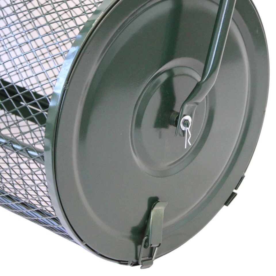 image 1 of Heavy Duty 72L Garden Lawn Compost Spreader Fertiliser Manure Roller