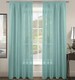 image 1 of Velosso Riva Slot Top Voile Panel - 150cm x 182cm | Blue | Duck Egg