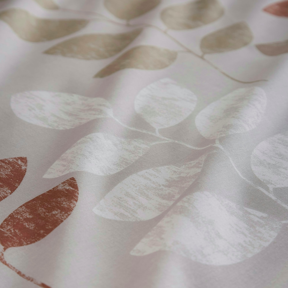 image 1 of Portfolio Home Avani Retro Floral Soft Easy Care Bed Linen Bedding Duvet Cover Quilt Set With Pillow Cases Brown | Double