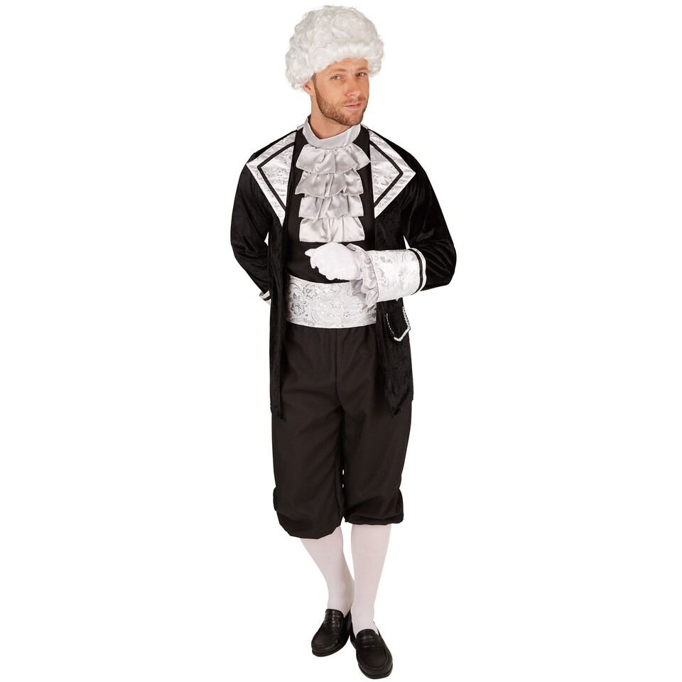 image 1 of Baroque Count Costume | Black | black | XL | 1