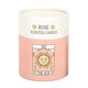 image 3 of The Sun Vintage Tarot Rose Jar Candle White