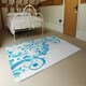 image 3 of Swirls (Rug) Blue | Large: 140x200cm