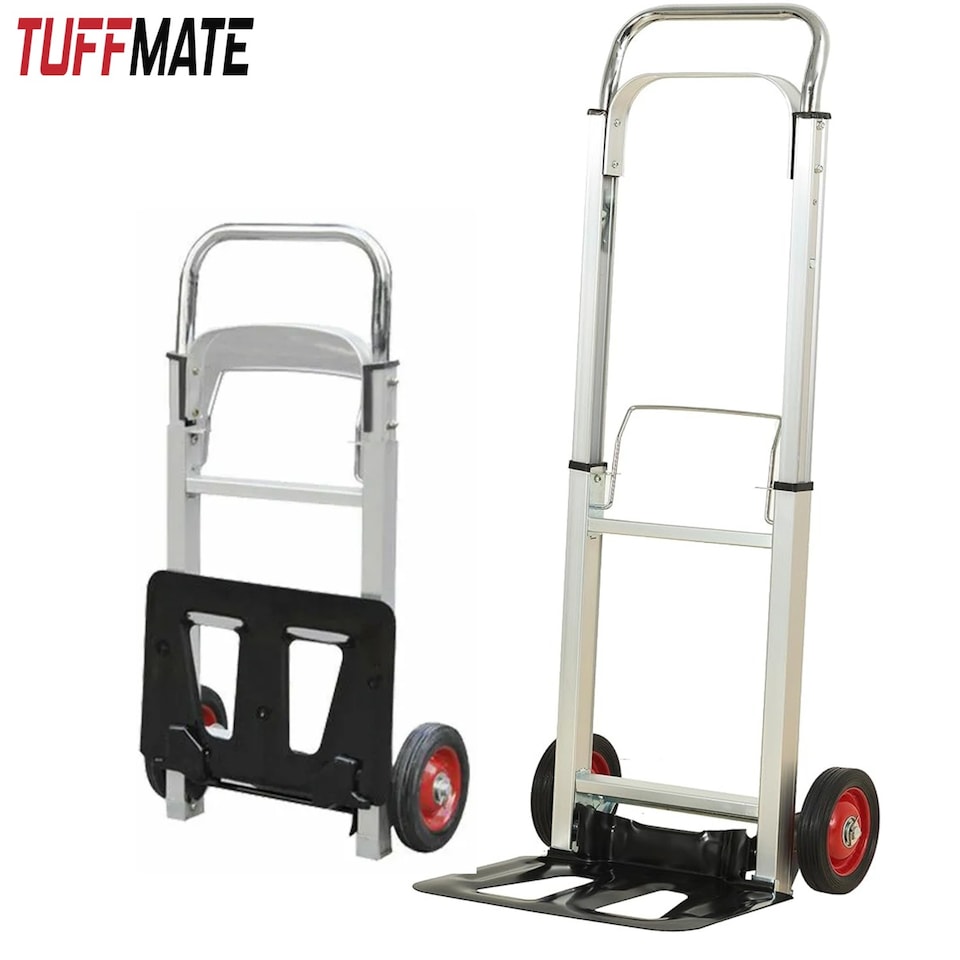 image 1 of TUFFMATE Sack Truck 90kg Folding Aluminium Hand Truck Trolley