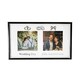 image 2 of 25th Anniversary & Wedding Frame with Silver & Black Icons Silver | One Size