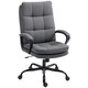 image 1 of HOMCOM Fabric Office Chair, Computer Desk Chair for Home, Charcoal Grey Grey
