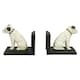 image 1 of HMV Nipper Dog Bookends Ornament Figurine Cast Iron Book Ends Stand Holder