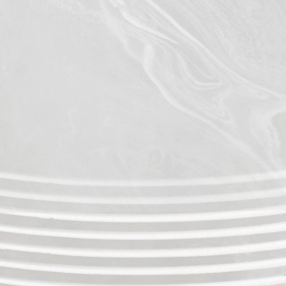 image 1 of Showerdrape Bianco Frost Onyx White Striped Toilet Brush & Holder