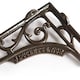 image 2 of Hammer & Tongs Ornate Iron Shelf Bracket - D200mm - Raw