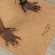 image 2 of Myga Cork Yoga Mat, Pair of Cork Blocks  Strap - Turquoise
