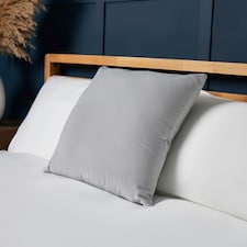BHS Matte Velvet Cushion, Silver