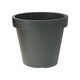 image 1 of 30cm Round Plastic Flower Pot | Green | 1
