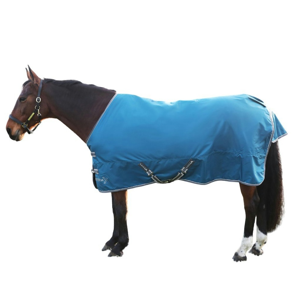 Hy StormX Empra Standard-Neck Horse Turnout Rug - Teal - 6´ 0"