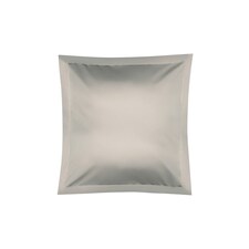 Belledorm Egyptian Cotton Square Continental Pillowcase | Grey | Platinum | One Size | 1