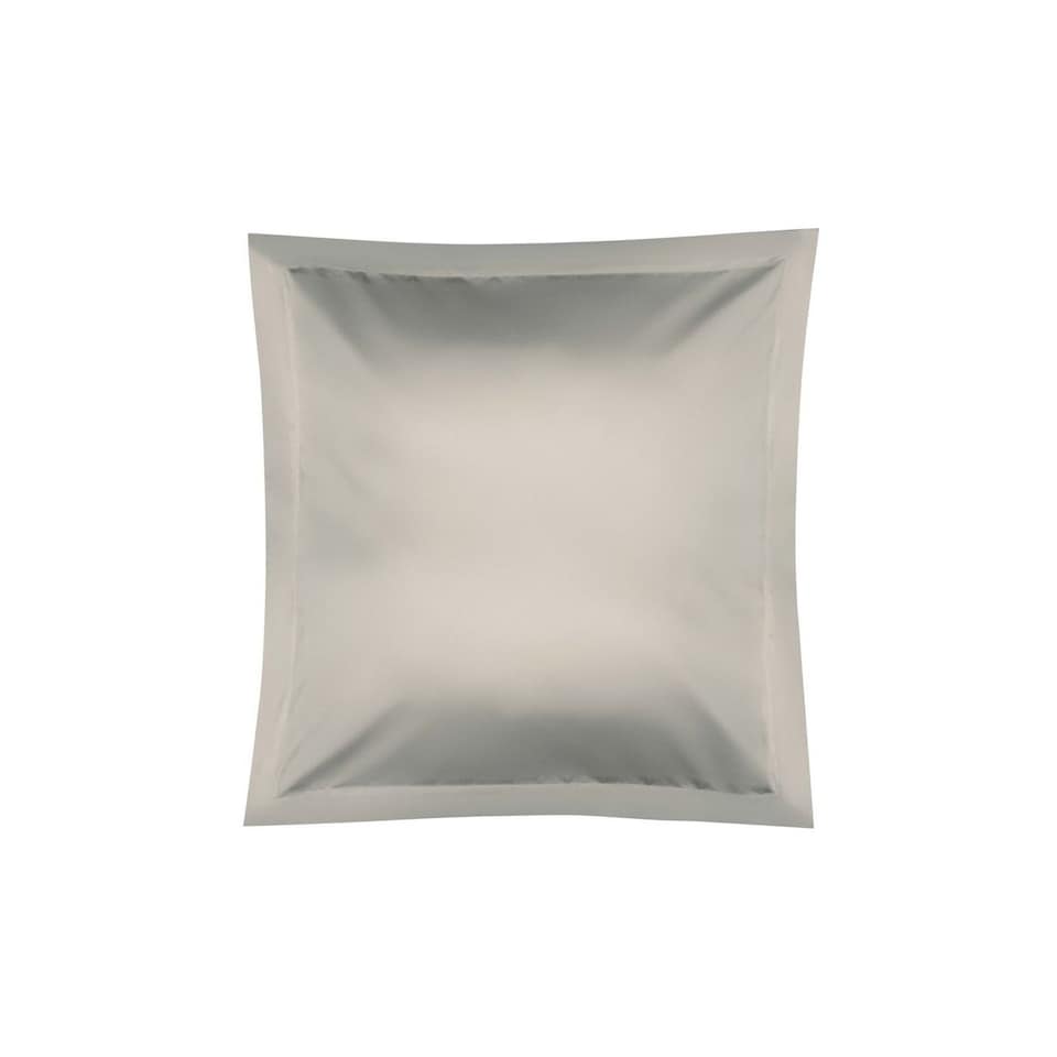 Belledorm Egyptian Cotton Square Continental Pillowcase | Grey | Platinum | One Size | 1