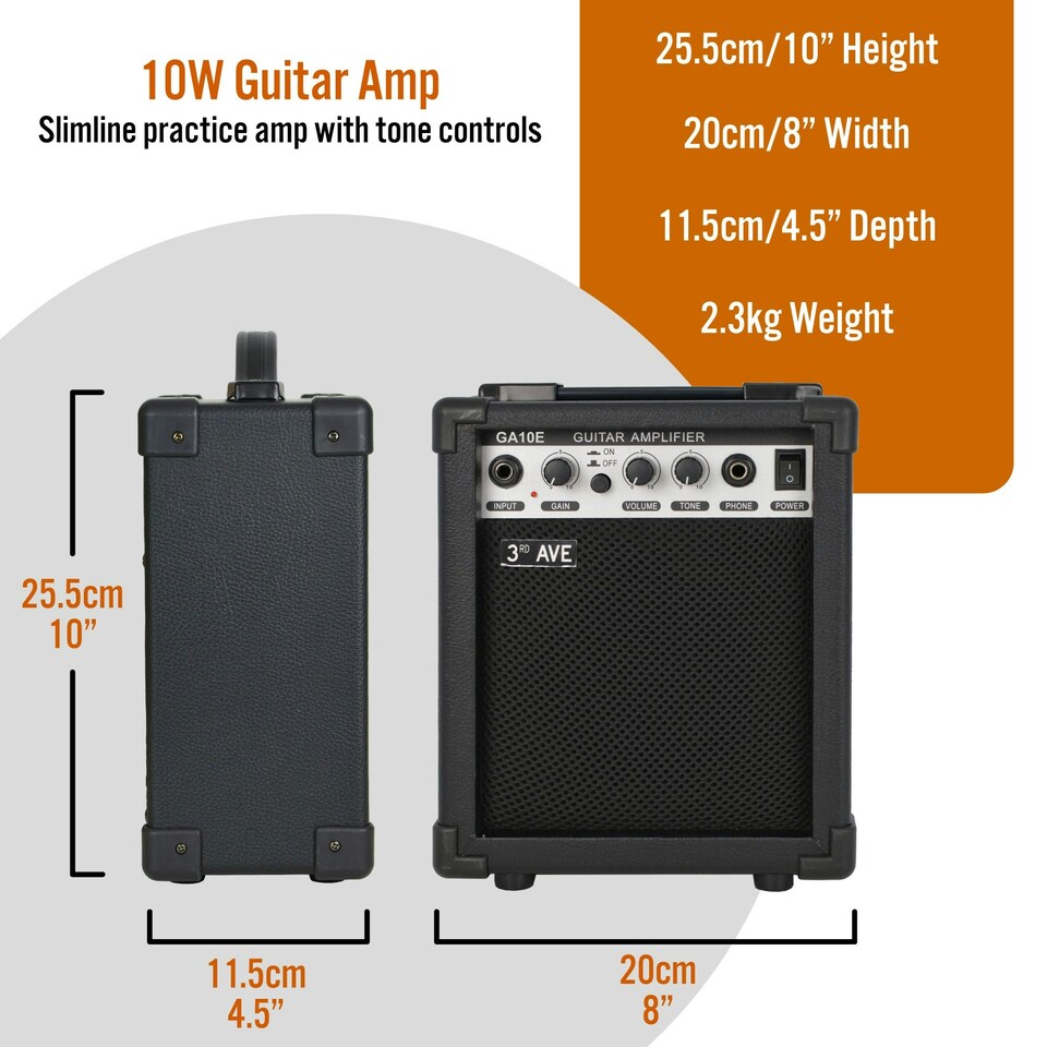 image 1 of 3rd Avenue 10W RMS Guitar Amplifier