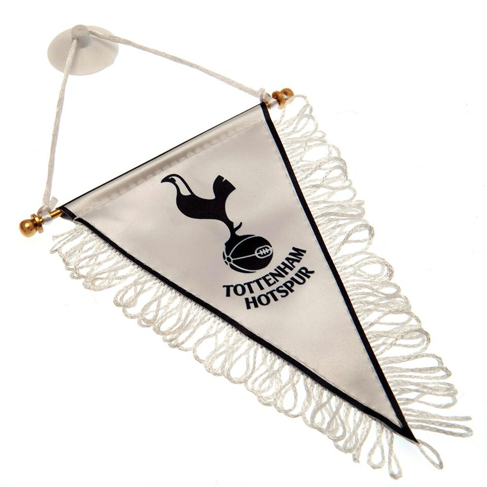 image 1 of Tottenham Hotspur FC Triangle Pennant - White/Navy - One Size
