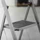 image 8 of VonHaus 2 Step Steel Folding Step Ladder with Anti Slip Feet