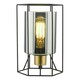 image 3 of Sabrina Black and Smoked Glass Table Lamp Black