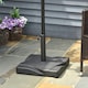 image 2 of Outsunny 20KG Square Patio Parasol Base, Fits Φ32mm,Φ38mm,Φ48mm Pole - Black