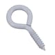 image 2 of Screw Eye Hooks Fasteners Picture Curtain Hanger 8mm Hook 30mm Length 28pc