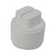 image 1 of Plastica 1.5in Threaded Plug White Pack of 10