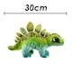image 2 of Dinosaur Stegosauras Soft Toy Dino Plush Cuddly Soft Fluffy Plushie 30cm Green